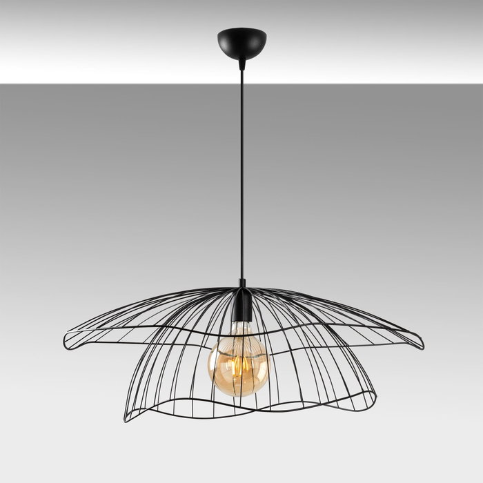 Opviq Mantar - 6500 - Xl Lámpara de Araña Negra